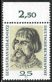 [The 500th Anniversary of the Birth of Lucas Cranach, Painter and Lithographic Artist, type SW]