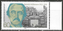 [The 100th Anniversary of the Death of Heinrich Schiliemann, Archaeologist, type AVB]