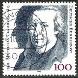 [The 250th Anniversary of the Birth of Matthias Claudius, Poet, type AUU]