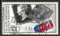 [The 150th Anniversary of the First Stamp, type AVA]