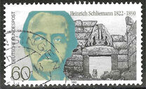 [The 100th Anniversary of the Death of Heinrich Schiliemann, Archaeologist, type AVB]