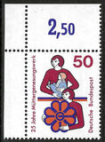 [The 25th Anniversary of the German Maternal Rest and Well-Being Foundation, type WX]