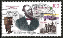 [The 100th Anniversary of Heinrich von Stephan, Postmaster, tip BLV]