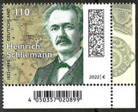 [The 200th Anniversary of the Birth of Heinrich Schliemann, 1822-1890, type DQX]