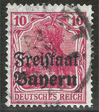 [King Ludwig III Overprinted "Freistaat Bayern", type P3]