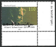 [The 125th Anniversary of the Birth of Albert Schweitzer, 1875-1965, type BSR]