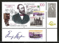 [The 100th Anniversary of Heinrich von Stephan, Postmaster, tip BLV]