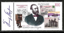 [The 100th Anniversary of Heinrich von Stephan, Postmaster, tip BLV]