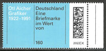 [The 100th Anniversary of the Birth of Otl Aicher, 1922-1991, type DRV]