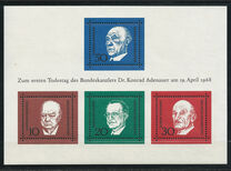 [The Memorial Edition of Konrad Adenauer, type NI]