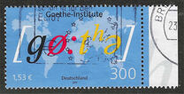 [The 50th Anniversary of the Goethe Institute of the German Language, type BWD]