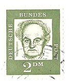 [Famous Germans - Fluorescent Paper, type GI]