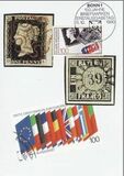 [The 150th Anniversary of the First Stamp, type AVA]