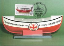 [The 125th Anniversary of the German Life Boat Service, type AUM]