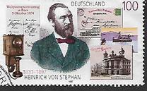 [The 100th Anniversary of Heinrich von Stephan, Postmaster, tip BLV]