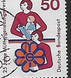 [The 25th Anniversary of the German Maternal Rest and Well-Being Foundation, type WX]