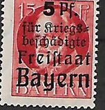 [Charity Stamps - Overprinted "Für Kriegsbeschädigte", type Q1]