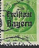 [King Ludwig III Overprinted "Freistaat Bayern", type P1]