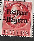 [King Ludwig III Overprinted "Freistaat Bayern", type P4]