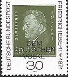 [The 100th Anniversary of the Birth of Friedrich Ebert, type QV]