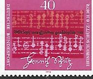 [The 300th Anniversary of the Death Heinrich Schütz, Composer, type TN]