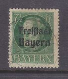 [King Ludwig III Overprinted "Freistaat Bayern", type P2]