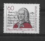 [The 300th Anniversary of the Birth of Georg Philipp Teleman, Composer, tip AGC]