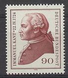 [The 250th Anniversary of the Birth of Immanuel Kant, Philosopher, type VY]