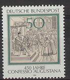 [The 450th Anniversary of the "Confeesio Augustana", type AFI]