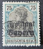 [German Empire Postage Stamps Overprinted "Freistaat Bayern", type O10]