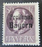 [King Ludwig III Overprinted "Freistaat Bayern", type P12]