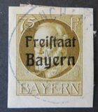 [King Ludwig III Overprinted "Freistaat Bayern", type P11]