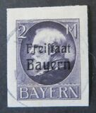 [King Ludwig III Overprinted "Freistaat Bayern", type P14]