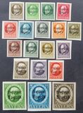 [King Ludwig III Overprinted "Freistaat Bayern", type P]