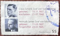 [The 100th Anniversary of the Birth of Count Claus Schenk von Stauffenberg & Count Helmuth James von Moltke, type CKN]