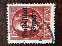 [Overprinted "Volksstaat Bayern", type N4]