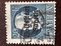 [Overprinted "Volksstaat Bayern", type N5]