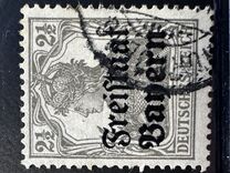 [German Empire Postage Stamps Overprinted "Freistaat Bayern", type O]