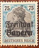 [German Empire Postage Stamps Overprinted "Freistaat Bayern", type O10]