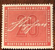 [The 125th Anniversary of the Birth of Heinrich von Stephan, type BX]