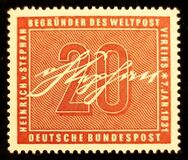 [The 125th Anniversary of the Birth of Heinrich von Stephan, type BX]