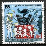 [Charity Stamps - The Wolf and the Seven Young Goats, type DMT]