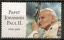 [Pope John Paul II Memorial Stamp, tip CGG]