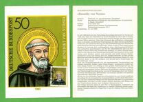 [The 1500th Anniversary of the Birth of Benedikt from Nursia, type AFM]