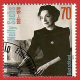 [The 125th Anniversary of the Birth of Nelly Sachs, 1891-1970, type DEC]