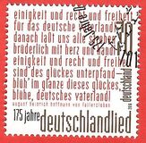 [The 175th Anniversary of Deutschlandlied - German National Anthem, type DFH]