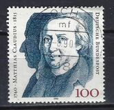 [The 250th Anniversary of the Birth of Matthias Claudius, Poet, type AUU]