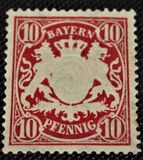 [Coat of Arms - Value in "PFENNIG", type D32]