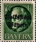 [Overprinted "Volksstaat Bayern", type N2]