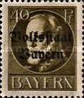 [Overprinted "Volksstaat Bayern", type N9]